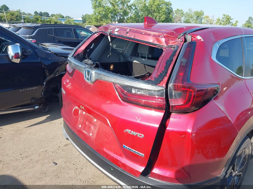 2021 Honda Cr-v VIN 7FART6H54ME016344 IAAI salvage auction — ROOF, Salvage (Ohio), sold $8,200 on 2026-07-17 (photo 6)