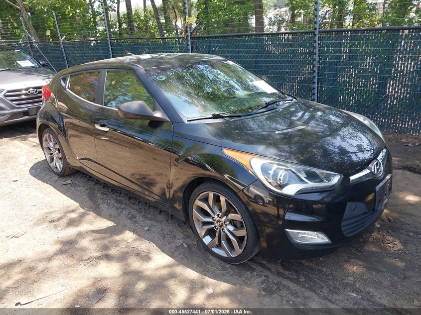 2014 Hyundai Veloster VIN KMHTC6AD2EU214539 IAAI salvage auction — UNKNOWN, Clear (Virginia), sold $300 on 2026-07-16 (photo 1)