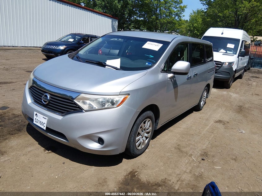 2011 Nissan Quest VIN JN8AE2KP4B9012215 IAAI salvage auction — NORMAL WEAR, Clear (Virginia), sold $700 on 2026-07-30 (photo 2)