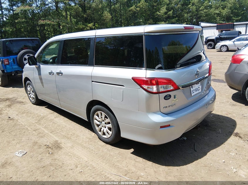 2011 Nissan Quest VIN JN8AE2KP4B9012215 IAAI salvage auction — NORMAL WEAR, Clear (Virginia), sold $700 on 2026-07-30 (photo 3)