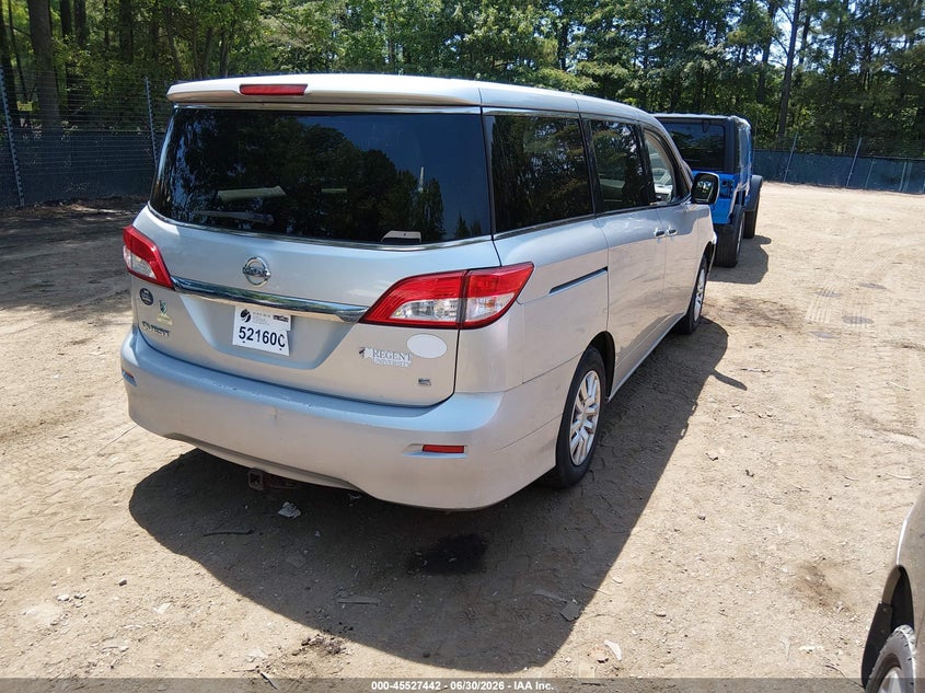 2011 Nissan Quest VIN JN8AE2KP4B9012215 IAAI salvage auction — NORMAL WEAR, Clear (Virginia), sold $700 on 2026-07-30 (photo 4)