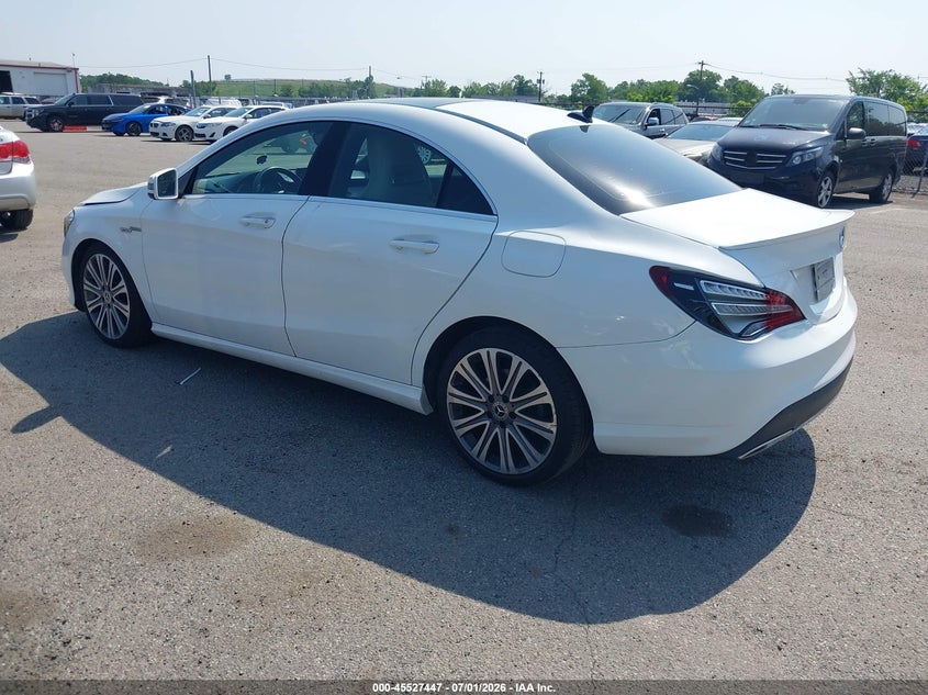 2018 Mercedes-benz Cla-class VIN WDDSJ4EB1JN696112 IAAI salvage auction — LEFT REAR, Clear (North Carolina), sold $3,400 on 2026-07-13 (photo 3)