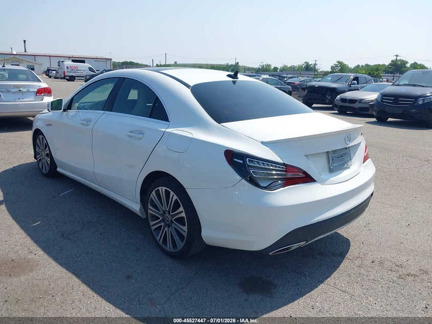 2018 Mercedes-benz Cla-class VIN WDDSJ4EB1JN696112 IAAI salvage auction — LEFT REAR, Clear (North Carolina), sold $3,400 on 2026-07-13 (photo 6)