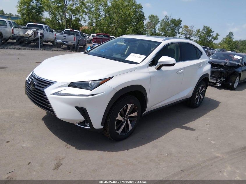 2021 Lexus Nx VIN JTJGARDZ4M5024235 IAAI salvage auction — HAIL, Salvage (Ohio), sold $17,400 on 2026-07-28 (photo 2)
