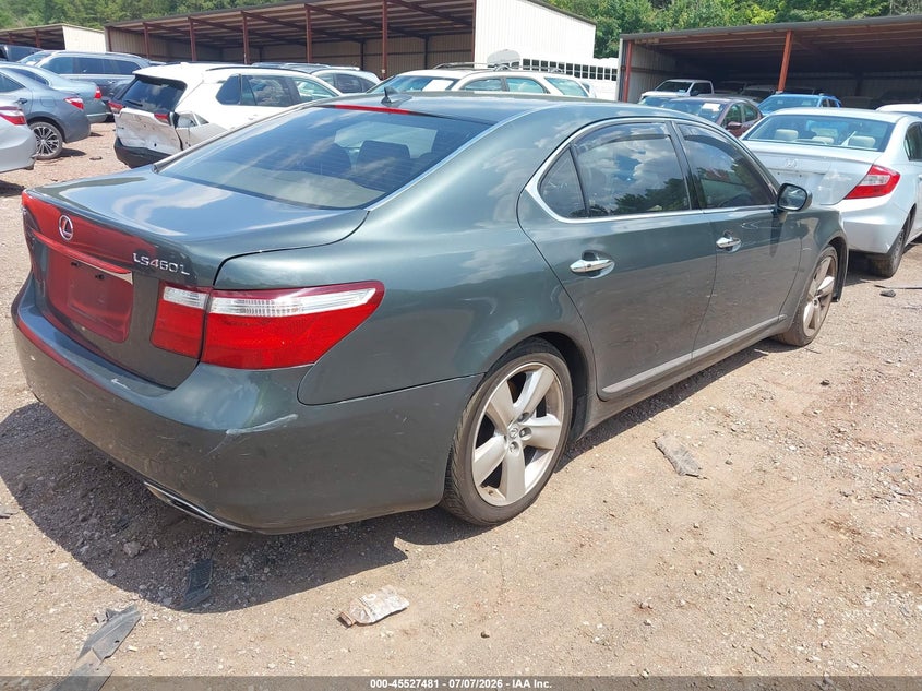 2008 Lexus Ls 460 VIN JTHGL46F385022998 IAAI salvage auction — NORMAL WEAR, Clear (Alabama), sold $675 on 2026-07-15 (photo 4)