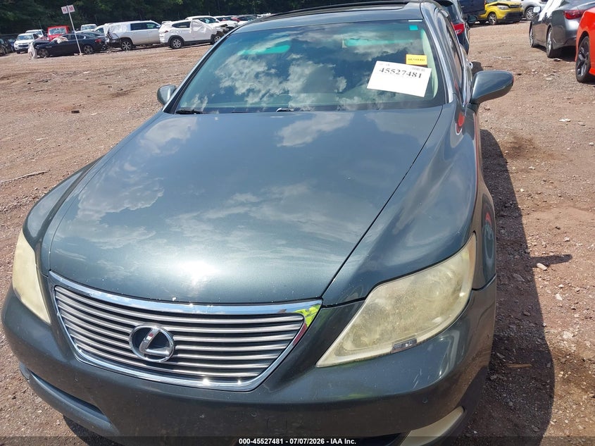 2008 Lexus Ls 460 VIN JTHGL46F385022998 IAAI salvage auction — NORMAL WEAR, Clear (Alabama), sold $675 on 2026-07-15 (photo 6)
