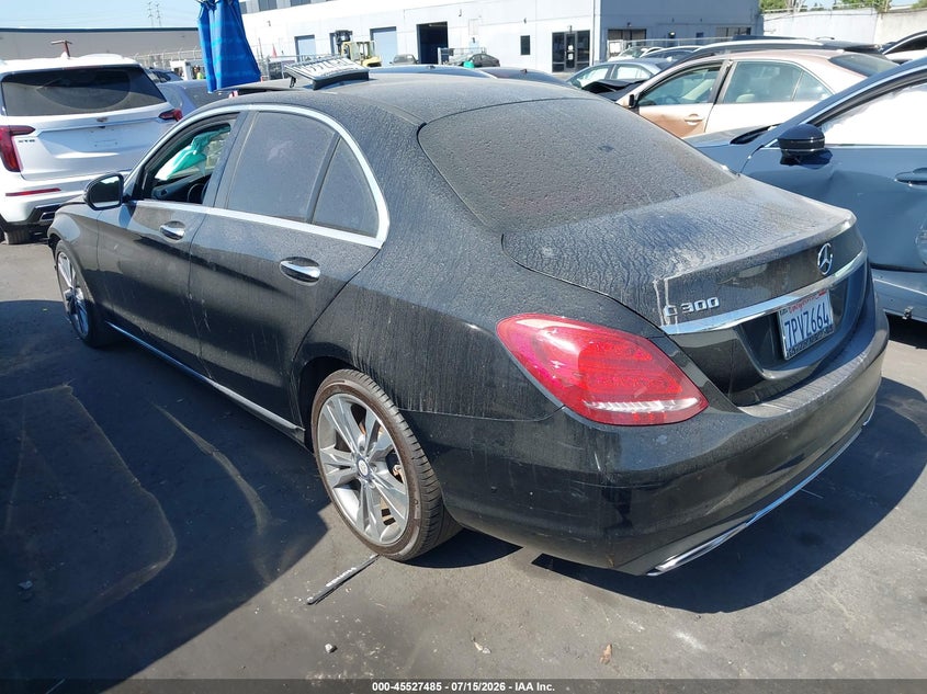 2016 Mercedes-benz C-klasse VIN 55SWF4JBXGU128630 IAAI salvage auction — FRONT END, Salvage Certificate (California), sold $1,650 on 2026-07-29 (photo 3)