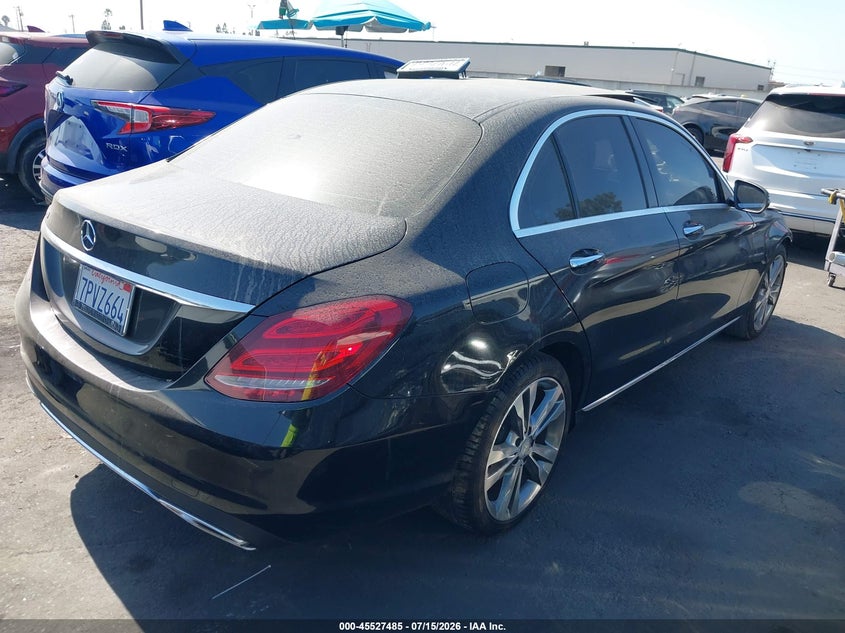2016 Mercedes-benz C-klasse VIN 55SWF4JBXGU128630 IAAI salvage auction — FRONT END, Salvage Certificate (California), sold $1,650 on 2026-07-29 (photo 4)
