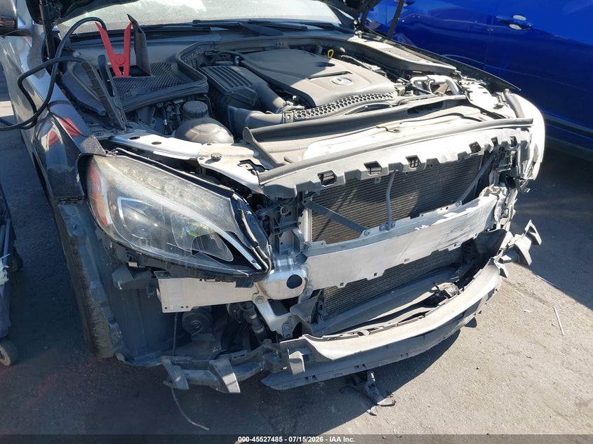 2016 Mercedes-benz C-klasse VIN 55SWF4JBXGU128630 IAAI salvage auction — FRONT END, Salvage Certificate (California), sold $1,650 on 2026-07-29 (photo 6)