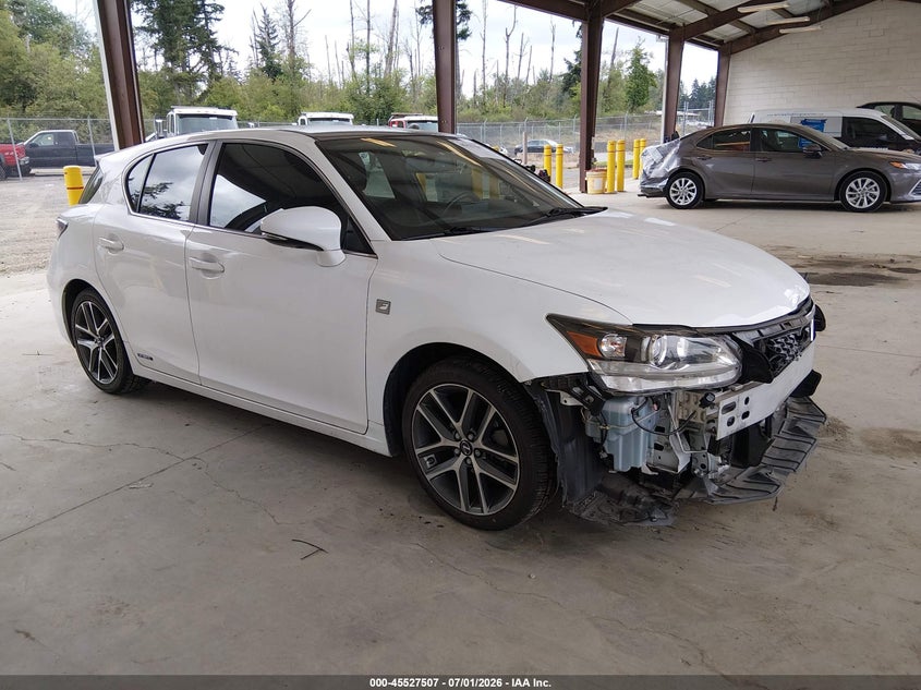 2016 Lexus Ct VIN JTHKD5BHXG2251151 — IAAI salvage auction photo