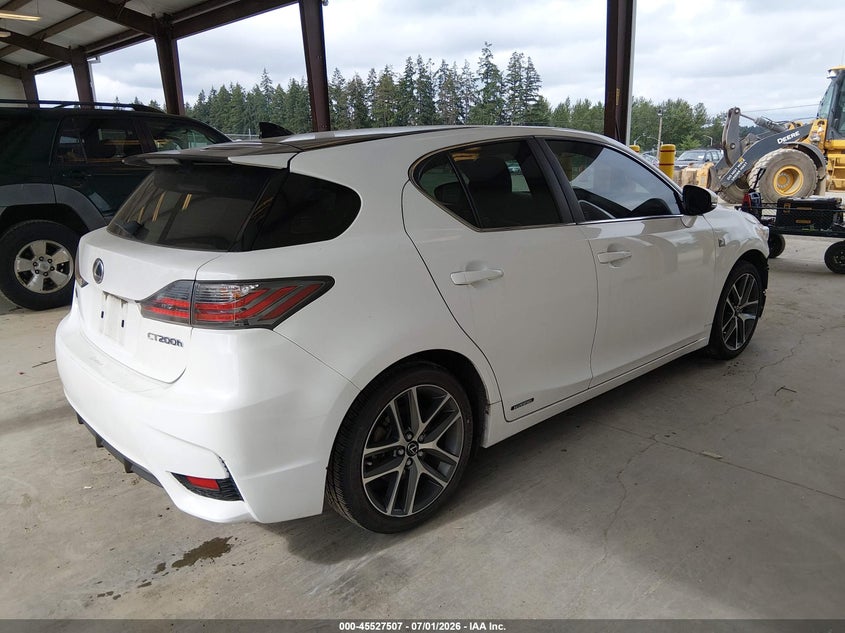 2016 Lexus Ct 200h VIN JTHKD5BHXG2251151 IAAI salvage auction — FRONT END, Bill Of Sale (Washington), sold $2,600 on 2026-08-25 (photo 4)