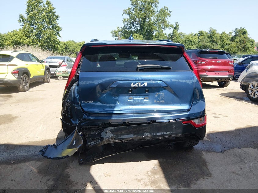 2023 Kia Niro VIN KNDCR3L11P5040657 IAAI salvage auction — REAR END, Salvage - Greater Than 75% (Maryland), sold $11,000 on 2026-07-23 (photo 6)