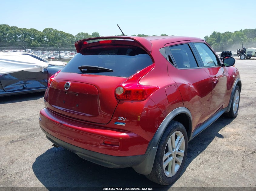 2013 Nissan Juke VIN JN8AF5MR1DT208955 IAAI salvage auction — NORMAL WEAR, Clear (North Carolina), sold $1,000 on 2026-07-30 (photo 4)