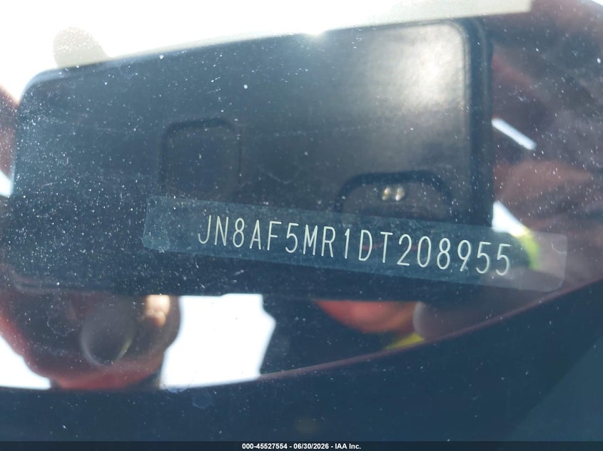 2013 Nissan Juke VIN JN8AF5MR1DT208955 IAAI salvage auction — NORMAL WEAR, Clear (North Carolina), sold $1,000 on 2026-07-30 (photo 9)