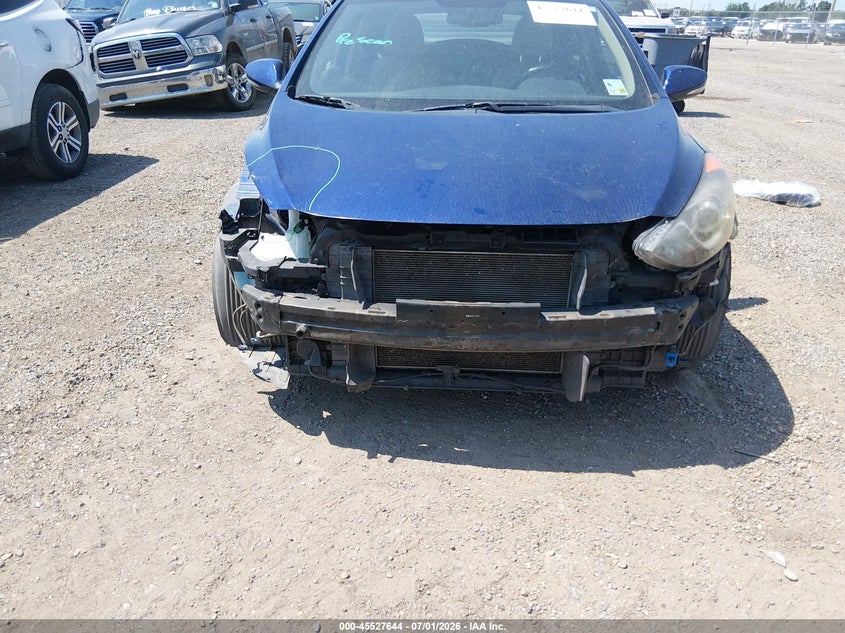 2013 Hyundai Elantra VIN KMHD35LE7DU058839 IAAI salvage auction — FRONT END, Salvage (Louisiana), sold $250 on 2026-07-29 (photo 6)