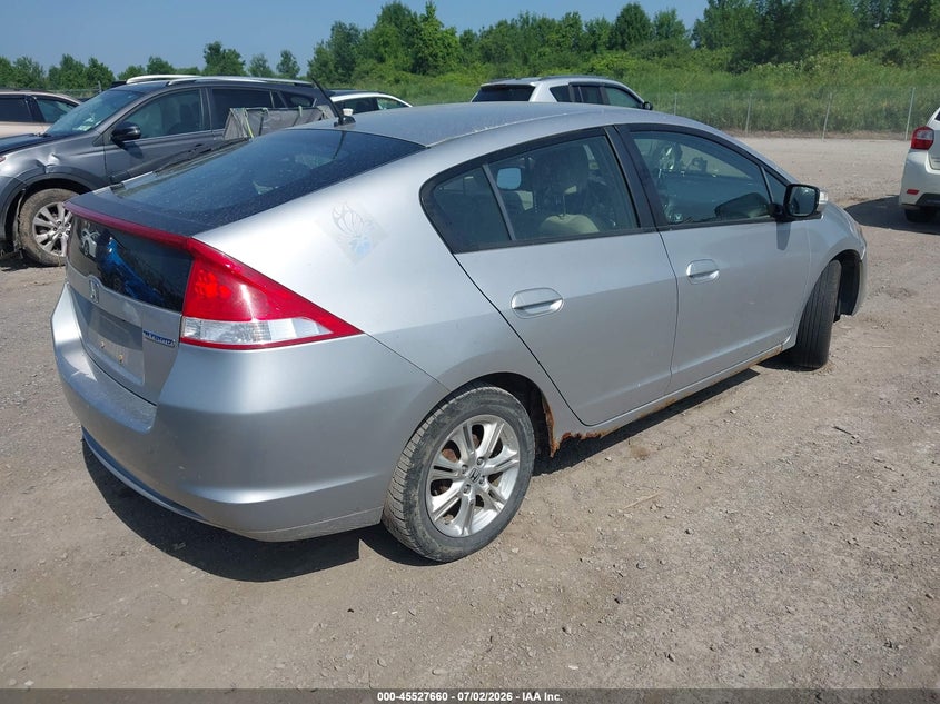 2011 Honda Insight VIN JHMZE2H74BS005875 IAAI salvage auction — LEFT SIDE, Mv-907A (New York), sold $375 on 2026-07-16 (photo 4)