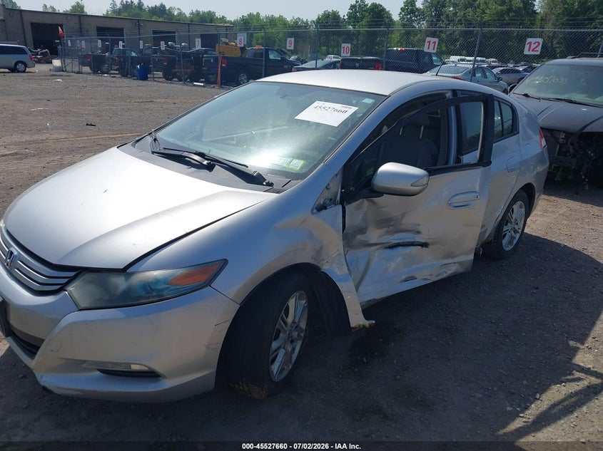 2011 Honda Insight VIN JHMZE2H74BS005875 IAAI salvage auction — LEFT SIDE, Mv-907A (New York), sold $375 on 2026-07-16 (photo 6)