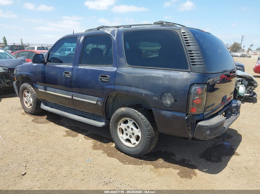 2005 Chevrolet Tahoe VIN 1GNEC13V65R112306 IAAI salvage auction — NORMAL WEAR, Clear - Dealer Only (California), sold $450 on 2026-07-23 (photo 3)