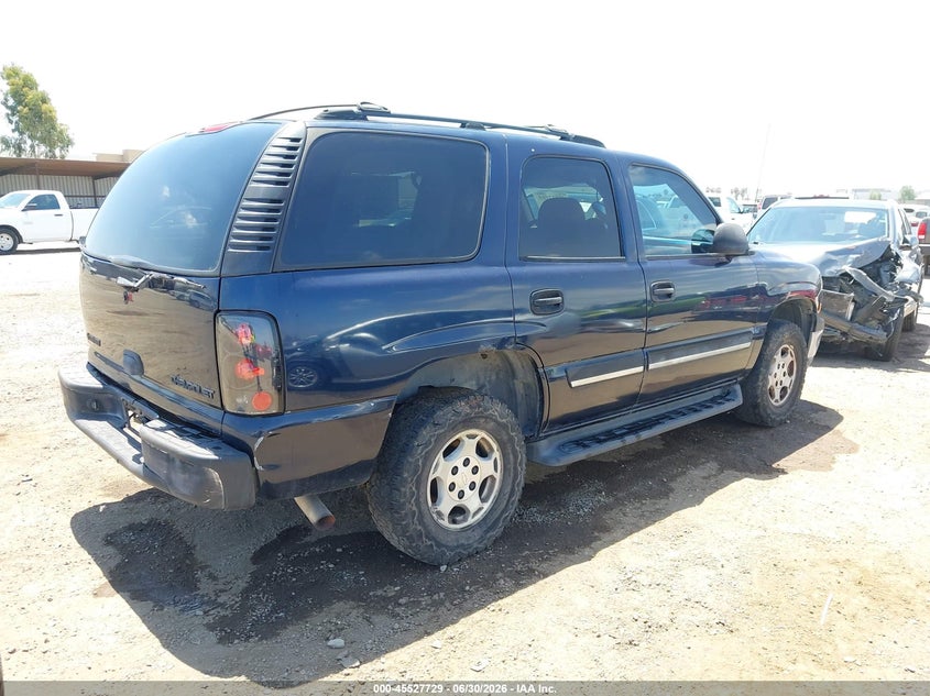 2005 Chevrolet Tahoe VIN 1GNEC13V65R112306 IAAI salvage auction — NORMAL WEAR, Clear - Dealer Only (California), sold $450 on 2026-07-23 (photo 4)