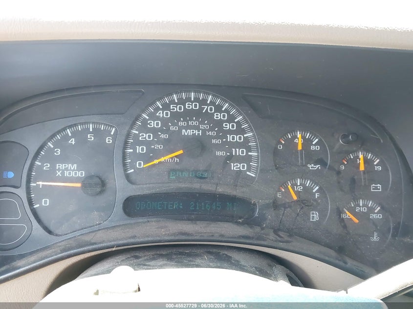 2005 Chevrolet Tahoe VIN 1GNEC13V65R112306 IAAI salvage auction — NORMAL WEAR, Clear - Dealer Only (California), sold $450 on 2026-07-23 (photo 7)