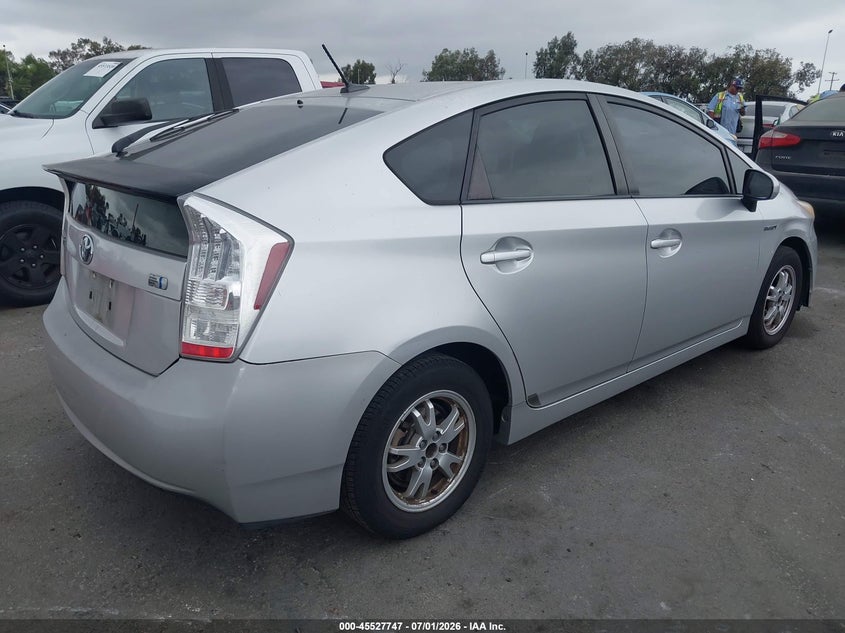 2011 Toyota Prius VIN JTDKN3DU7B0264246 IAAI salvage auction — NORMAL WEAR, Clear - Dealer Only (California), sold $2,350 on 2026-07-09 (photo 4)