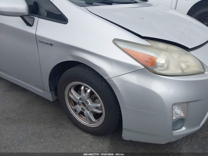 2011 Toyota Prius VIN JTDKN3DU7B0264246 IAAI salvage auction — NORMAL WEAR, Clear - Dealer Only (California), sold $2,350 on 2026-07-09 (photo 6)