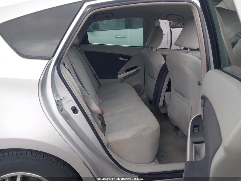 2011 Toyota Prius VIN JTDKN3DU7B0264246 IAAI salvage auction — NORMAL WEAR, Clear - Dealer Only (California), sold $2,350 on 2026-07-09 (photo 8)