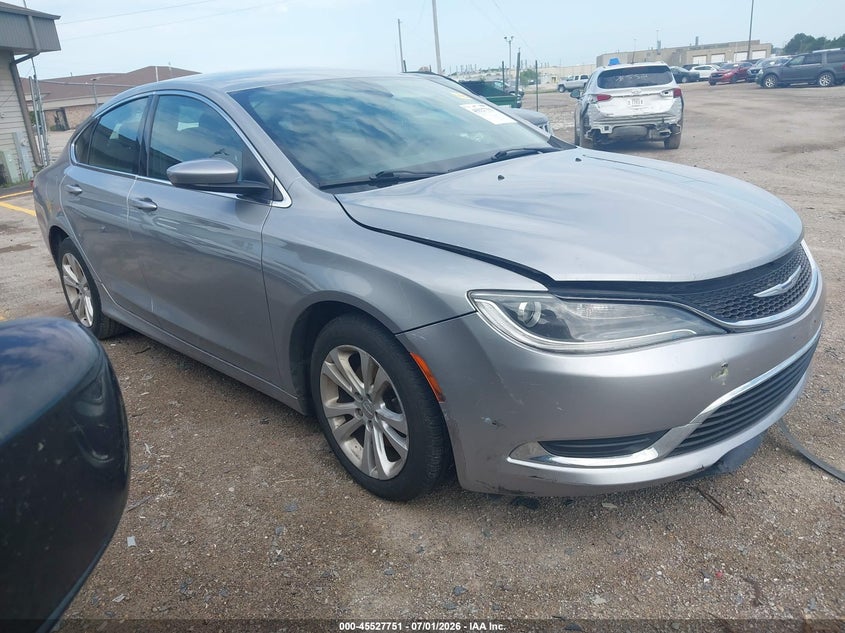 2015 Chrysler 200 VIN 1C3CCCAB9FN534572 IAAI salvage auction — FRONT END, Salvage Title, sold $375 on 2026-07-24 (photo 1)