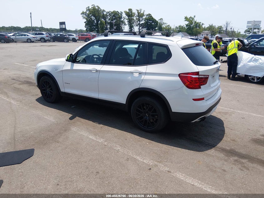 2015 BMW X3 VIN 5UXWX9C57F0D55288 IAAI salvage auction — FRONT END, Clear (New Jersey), sold $1,900 on 2026-07-06 (photo 3)