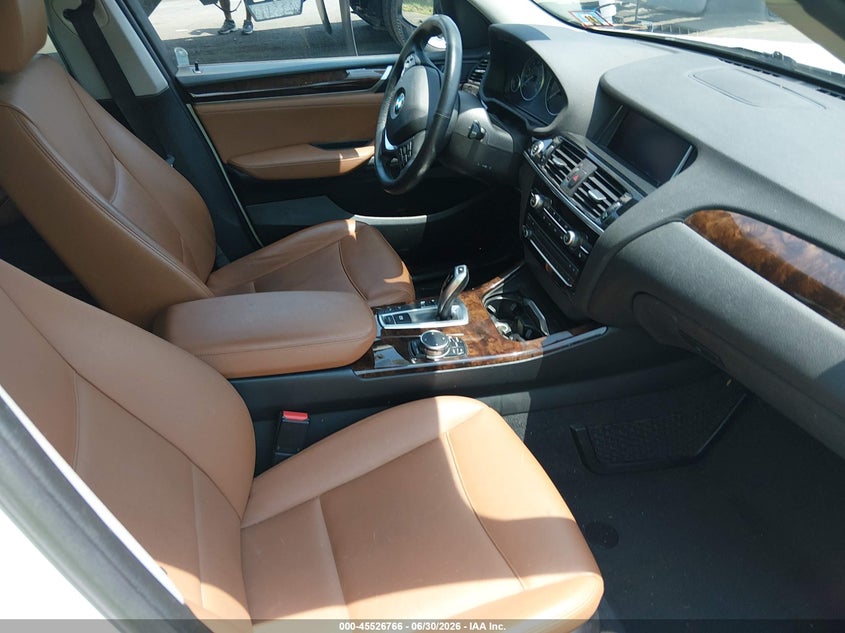 2015 BMW X3 VIN 5UXWX9C57F0D55288 IAAI salvage auction — FRONT END, Clear (New Jersey), sold $1,900 on 2026-07-06 (photo 5)
