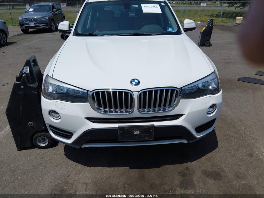 2015 BMW X3 VIN 5UXWX9C57F0D55288 IAAI salvage auction — FRONT END, Clear (New Jersey), sold $1,900 on 2026-07-06 (photo 6)
