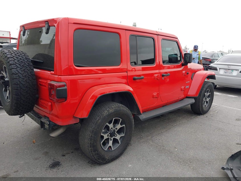 2021 Jeep Grand wagoneer VIN 1C4JJXP68MW728379 IAAI salvage auction — REAR END, Salvage (California), sold $10,300 on 2026-07-30 (photo 4)