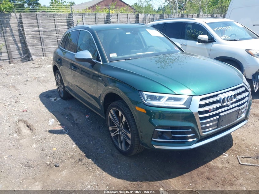 2018 Audi Sq5 VIN WA1C4AFY1J2058865 IAAI salvage auction — SIDE, Salvage Title, sold $9,100 on 2026-07-23 (photo 1)