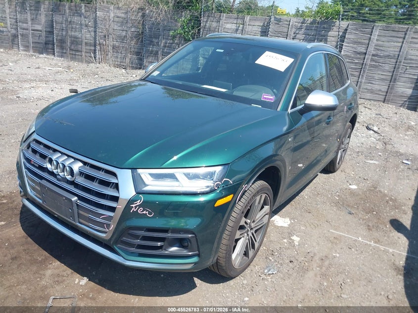 2018 Audi Sq5 VIN WA1C4AFY1J2058865 IAAI salvage auction — SIDE, Salvage Title, sold $9,100 on 2026-07-23 (photo 2)