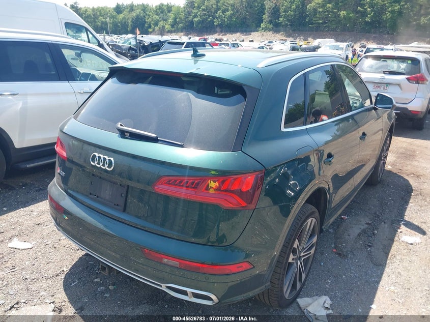 2018 Audi Sq5 VIN WA1C4AFY1J2058865 IAAI salvage auction — SIDE, Salvage Title, sold $9,100 on 2026-07-23 (photo 4)