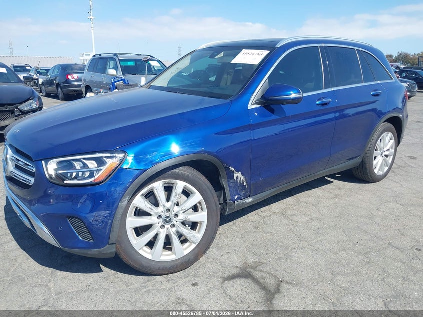 2020 Mercedes-benz Glc VIN W1N0G8DB3LF772816 IAAI salvage auction — LEFT FRONT, Salvage (Arizona), sold $8,150 on 2026-07-16 (photo 2)