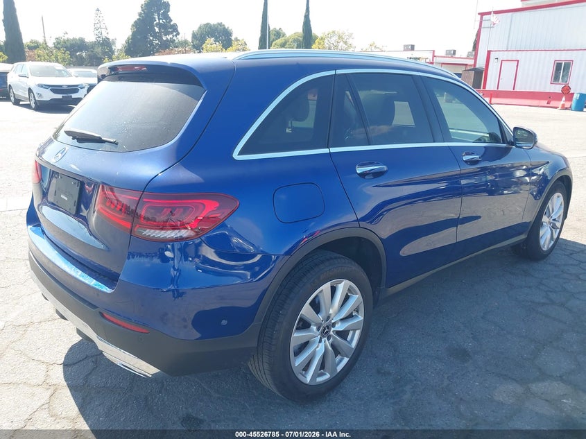 2020 Mercedes-benz Glc VIN W1N0G8DB3LF772816 IAAI salvage auction — LEFT FRONT, Salvage (Arizona), sold $8,150 on 2026-07-16 (photo 4)