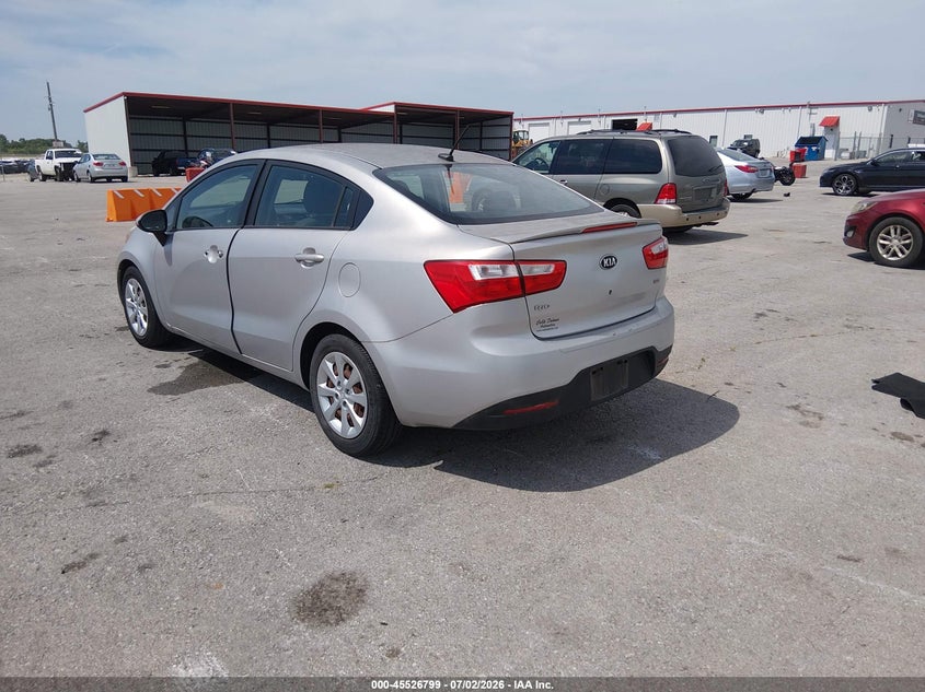 2013 Kia Rio VIN KNADM4A36D6164472 IAAI salvage auction — THEFT, Salvage (Missouri), sold $600 on 2026-08-25 (photo 3)