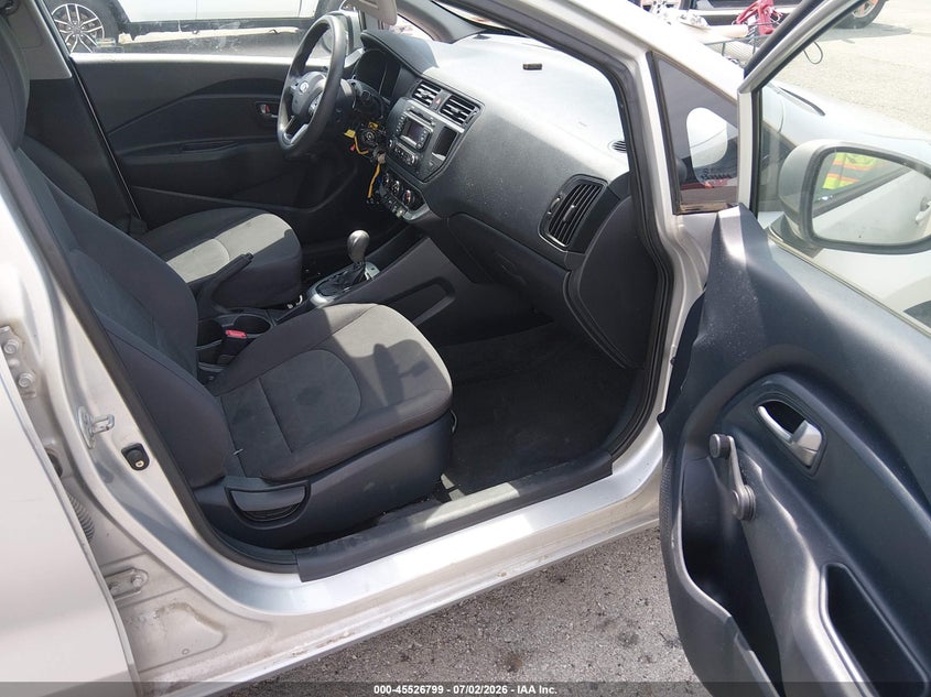2013 Kia Rio VIN KNADM4A36D6164472 IAAI salvage auction — THEFT, Salvage (Missouri), sold $600 on 2026-08-25 (photo 5)