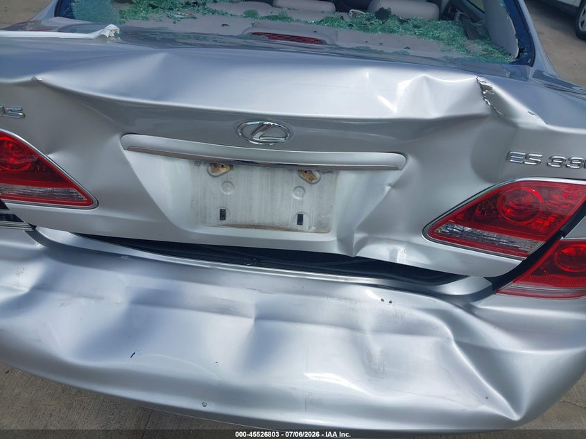 2024 Lexus ES VIN 58ADZ1B1XRU184862 IAAI salvage auction — REAR END, Original (Texas), sold $22,100 on 2026-09-11 (photo 6)