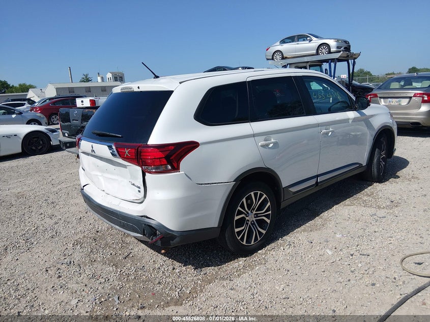 2016 Mitsubishi Outlander VIN JA4AZ3A34GZ001558 IAAI salvage auction — REAR END, Salvage Title, sold $2,550 on 2026-09-01 (photo 4)