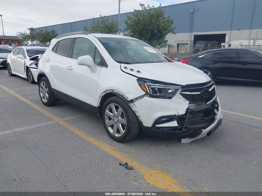 2017 Buick Encore VIN KL4CJDSM0HB099916 IAAI salvage auction — FRONT END, Salvage (California), sold $600 on 2026-07-20 (photo 1)