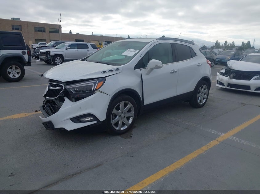 2017 Buick Encore VIN KL4CJDSM0HB099916 IAAI salvage auction — FRONT END, Salvage (California), sold $600 on 2026-07-20 (photo 2)