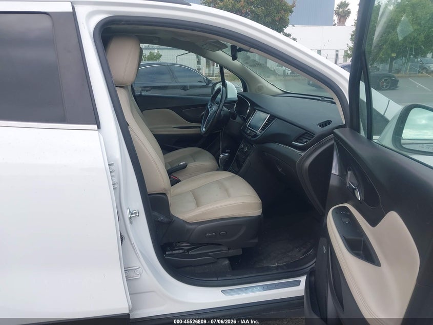2017 Buick Encore VIN KL4CJDSM0HB099916 IAAI salvage auction — FRONT END, Salvage (California), sold $600 on 2026-07-20 (photo 5)