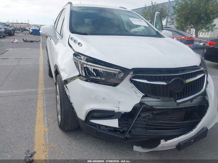 2017 Buick Encore VIN KL4CJDSM0HB099916 IAAI salvage auction — FRONT END, Salvage (California), sold $600 on 2026-07-20 (photo 6)