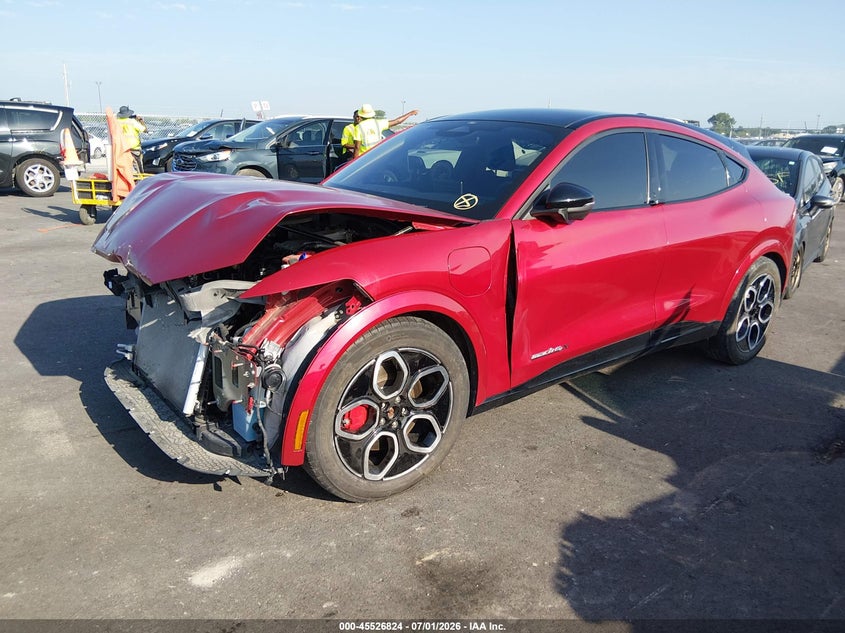 2023 Ford Mustang mach-e VIN 3FMTK4SE0PMA15530 IAAI salvage auction — FRONT END, Salvage (Illinois), sold $10,750 on 2026-08-28 (photo 2)