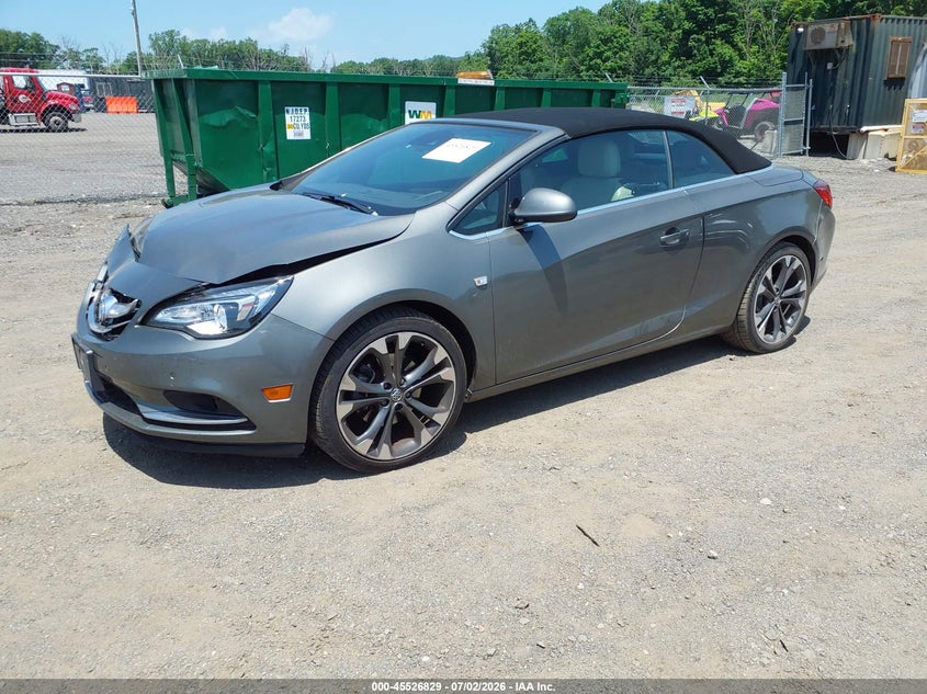 2017 Buick Cascada VIN W04WH3N55HG080966 IAAI salvage auction — FRONT END, Salvage - Greater Than 75% (Maryland), sold $1,050 on 2026-07-30 (photo 2)