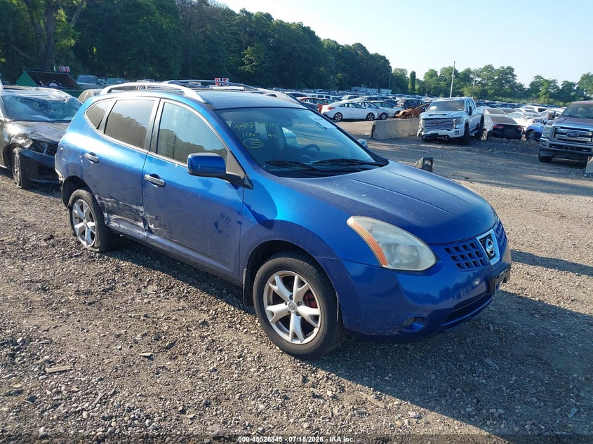2010 Nissan Rogue VIN JN8AS5MV5AW121305 IAAI salvage auction — REAR END, Mv-907A (New York), sold $25 on 2026-07-28 (photo 1)