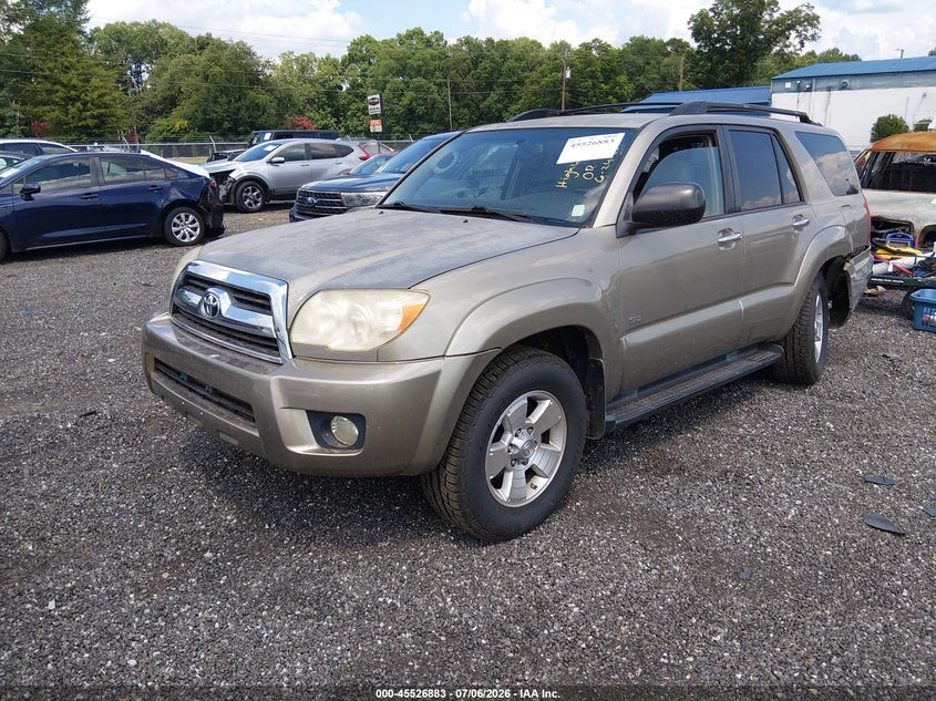 2007 Toyota 4runner VIN JTEZU14R070098396 IAAI salvage auction — REAR END, Salvage (South Carolina), sold $2,650 on 2026-08-02 (photo 2)