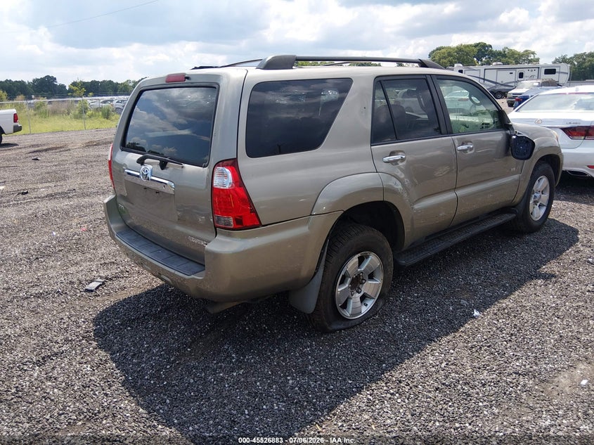 2007 Toyota 4runner VIN JTEZU14R070098396 IAAI salvage auction — REAR END, Salvage (South Carolina), sold $2,650 on 2026-08-02 (photo 4)